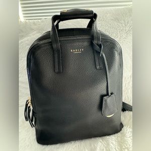 Radley London Dukes Place Medium Double Zip around Backpack Black - New w/o tags